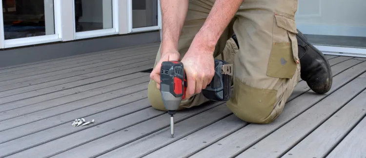 Outdoor living remodeling services in Los Angeles showing composite deck installation and modern patio design