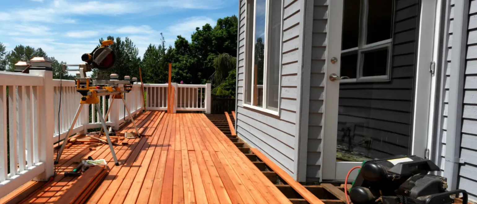 Outdoor living remodeling services in Los Angeles with deck construction and backyard improvement
